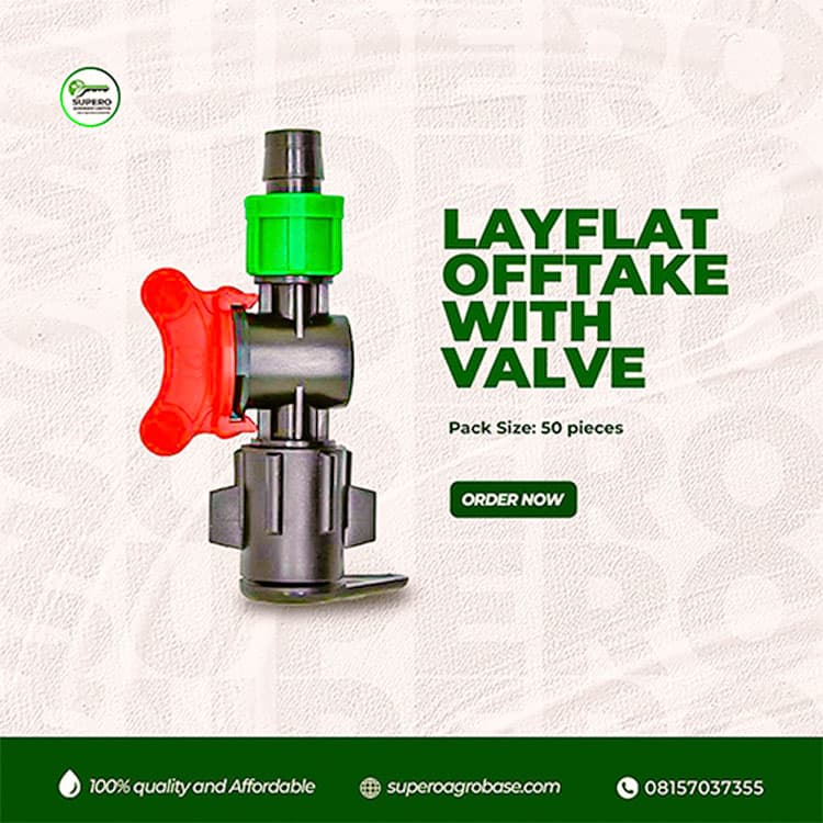 Layflat Offtake with Valve - Irrigation